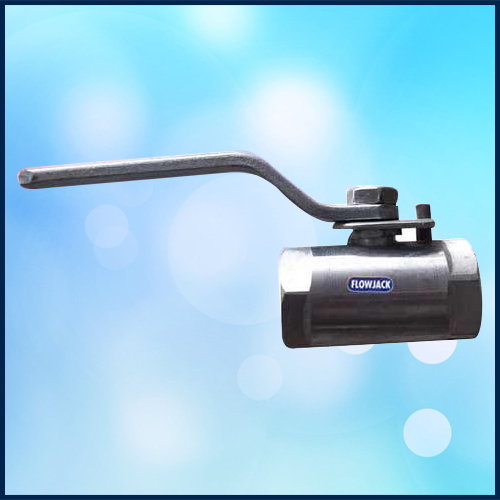 SS Bar Stock Single Piece Screwed Ball Valve - Paras Enterprise